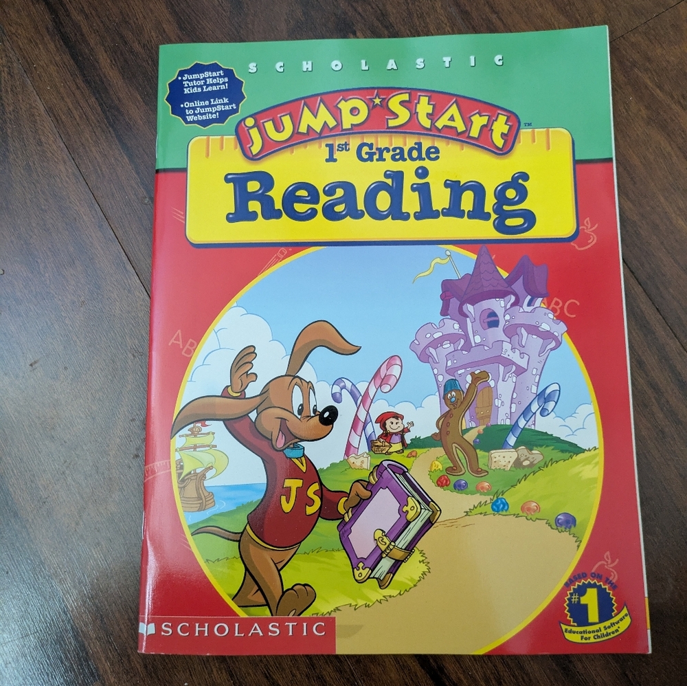 Scholastic Jump Start "Reading", Year 2000 with Stickers, Never Used